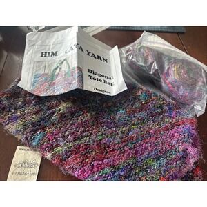 Himalayan‎ Yarn Diagonal Tote Bag Kit. Started. Instructions Inc.